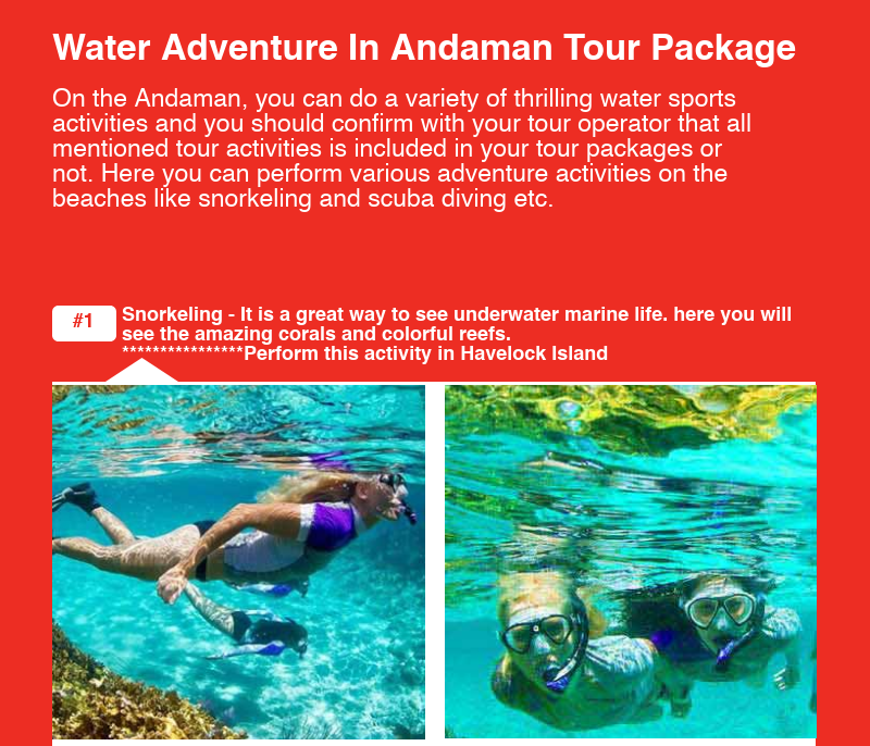 Snorkeling in Andaman Tour Package
